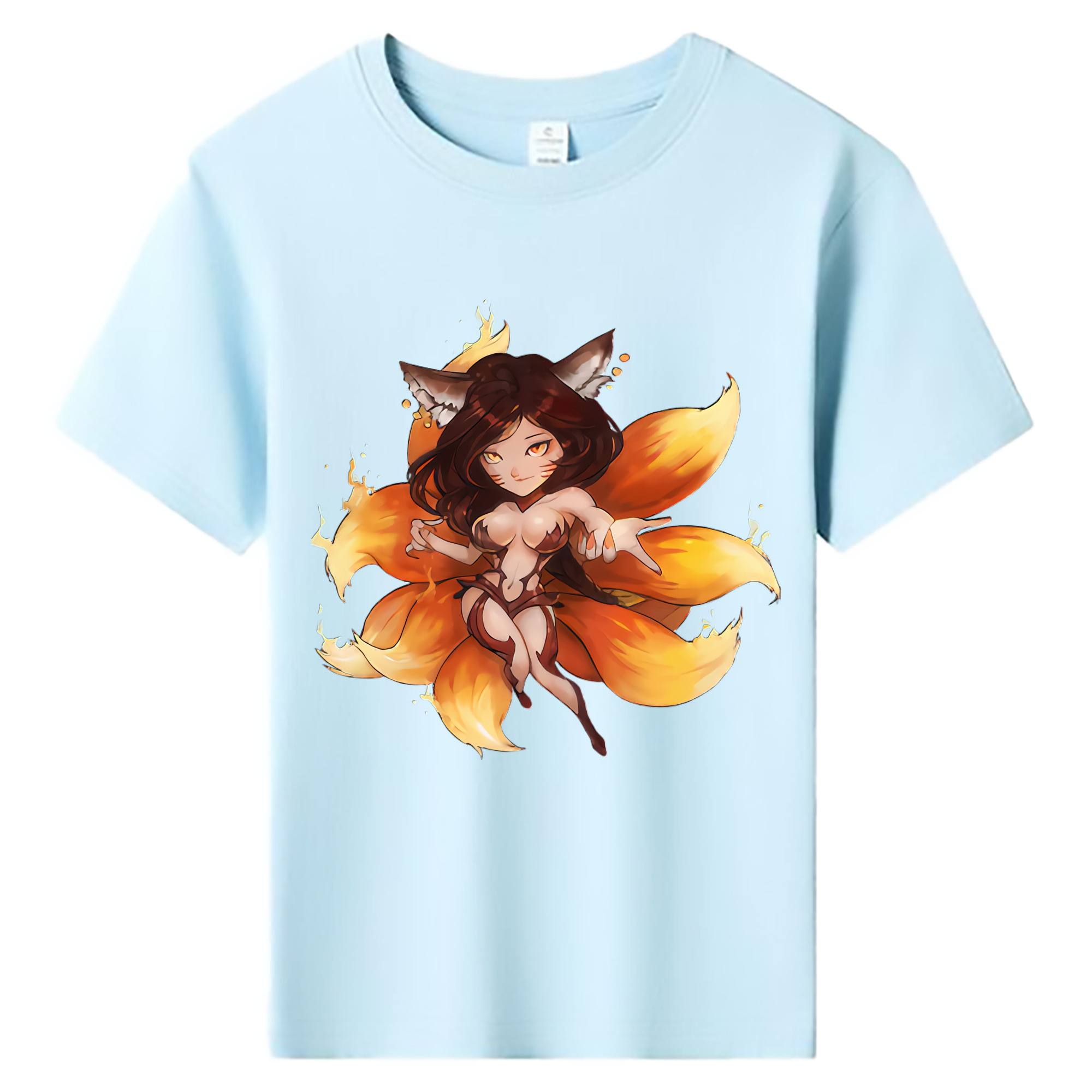 （画像用） リーグ・オブ・レジェンド League of Legends LOL 綿100％キッズTシャツ（フロントプリント）